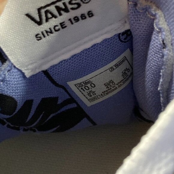 VANS Sk8-Hi Logo Mix Lavender Luster Shoes Sneakers Mens 10 Womens 11.5 NEW - Picture 9 of 9